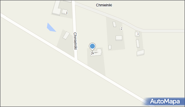 Skomlin, Chmielniki, 2A, mapa Skomlin