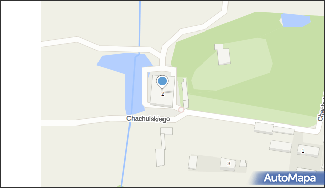 Sławno, Chachulskiego Tadeusza, 2, mapa Sławno