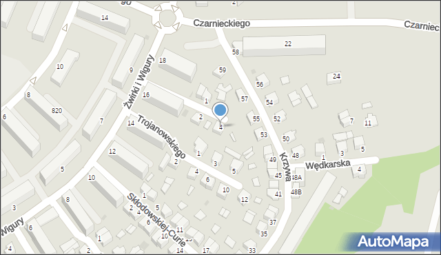 Stalowa Wola, Chudzyńskiego Bronisława, 4, mapa Stalowa Wola