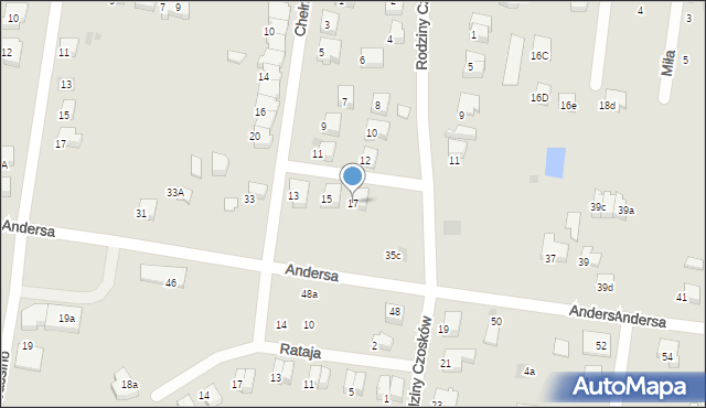 Starogard Gdański, Chełmońskiego Józefa, 17, mapa Starogard Gdański