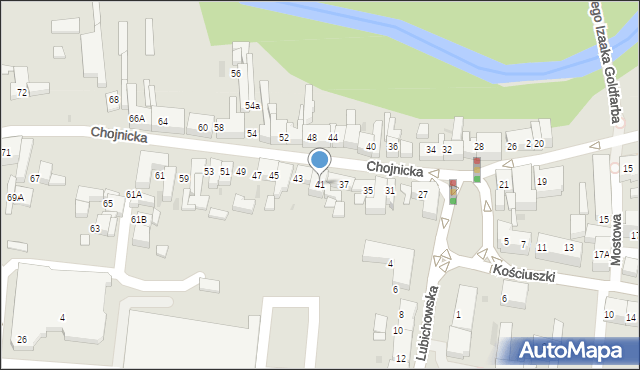 Starogard Gdański, Chojnicka, 41, mapa Starogard Gdański