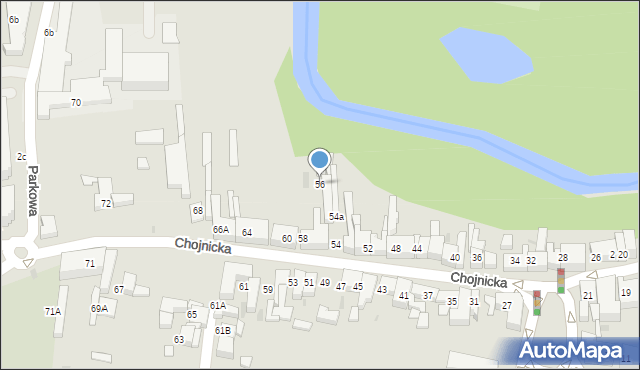 Starogard Gdański, Chojnicka, 56, mapa Starogard Gdański