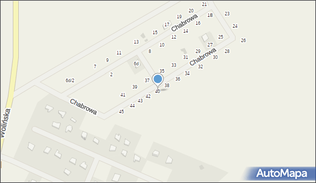 Stepniczka, Chabrowa, 40, mapa Stepniczka