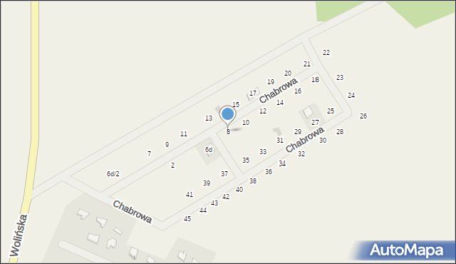 Stepniczka, Chabrowa, 8, mapa Stepniczka