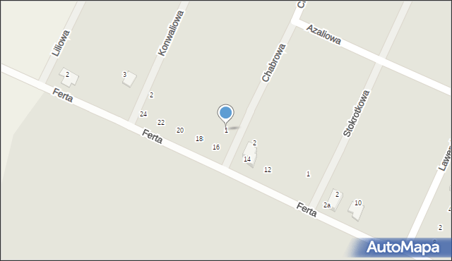 Strzelce Opolskie, Chabrowa, 1, mapa Strzelce Opolskie