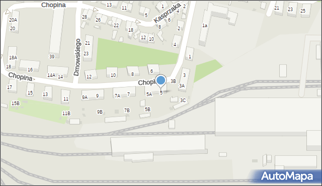 Świętochłowice, Chopina Fryderyka, 5, mapa Świętochłowice