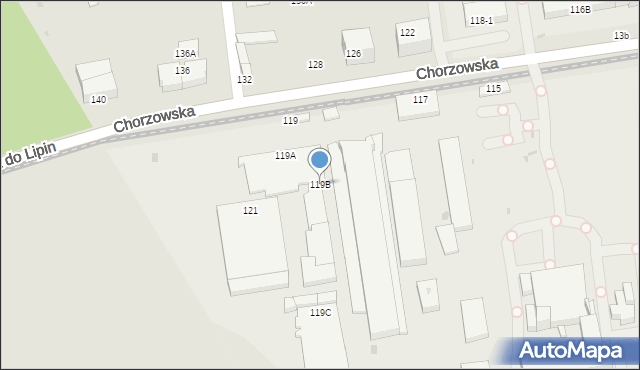 Świętochłowice, Chorzowska, 119B, mapa Świętochłowice