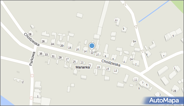 Szamocin, Chodzieska, 12, mapa Szamocin