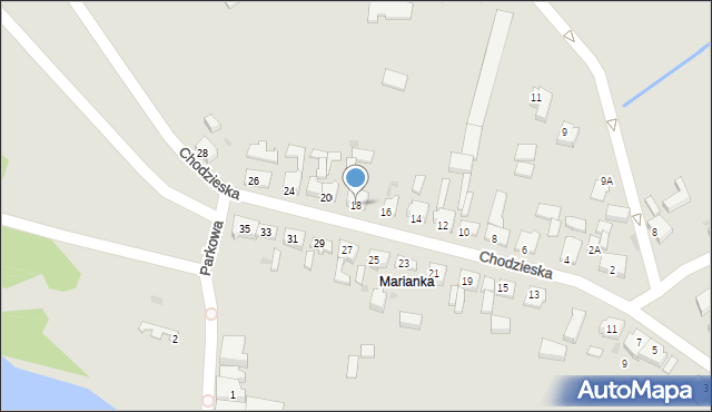 Szamocin, Chodzieska, 18, mapa Szamocin