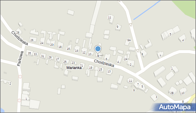 Szamocin, Chodzieska, 8, mapa Szamocin