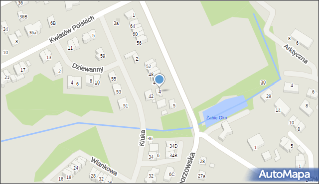 Szczecin, Chorzowska, 4, mapa Szczecina