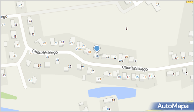 Szemud, Chodzińskiego Józefa, ks., 16, mapa Szemud