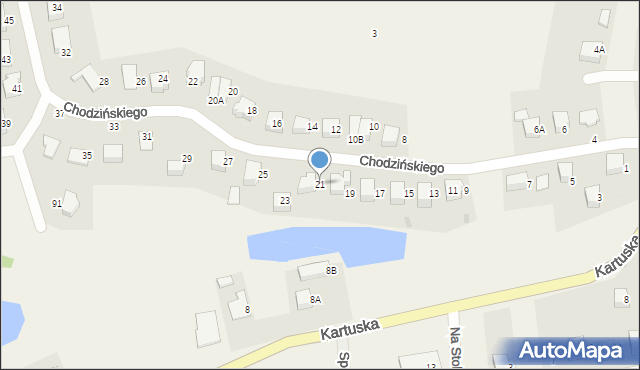 Szemud, Chodzińskiego Józefa, ks., 21, mapa Szemud