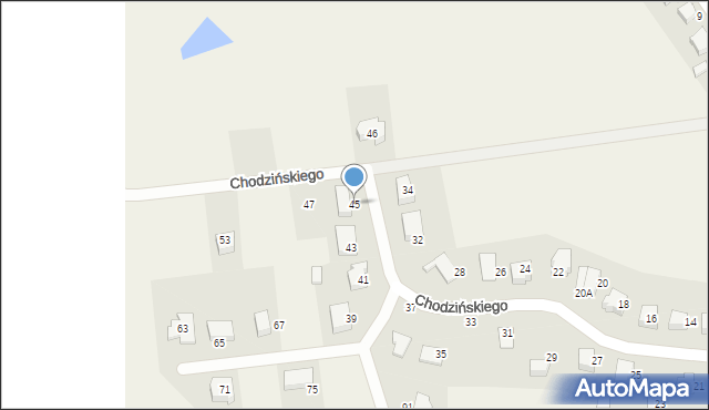 Szemud, Chodzińskiego Józefa, ks., 45, mapa Szemud