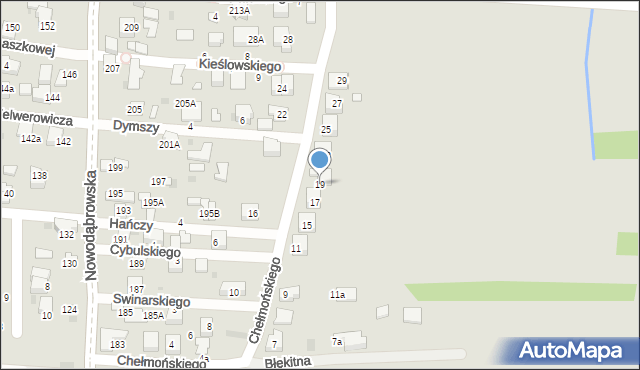 Tarnów, Chełmońskiego Józefa, 19, mapa Tarnów