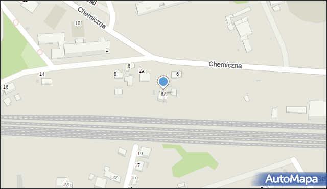 Tarnów, Chemiczna, 6A, mapa Tarnów