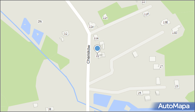 Tarnowskie Góry, Chemików, 11, mapa Tarnowskie Góry