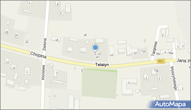 Telatyn, Chopina Fryderyka, 2, mapa Telatyn