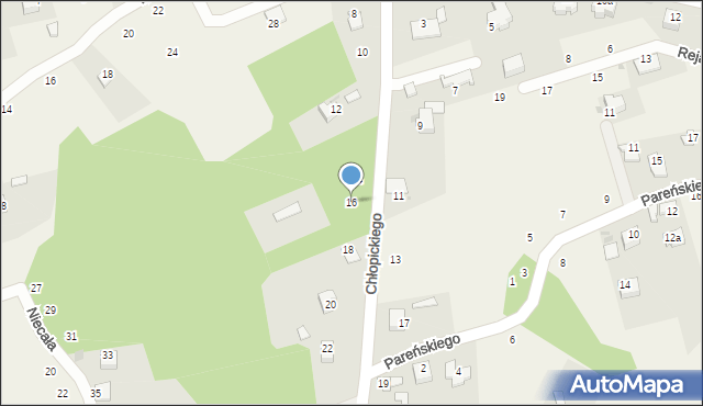 Tenczynek, Chłopickiego Józefa, gen., 16, mapa Tenczynek