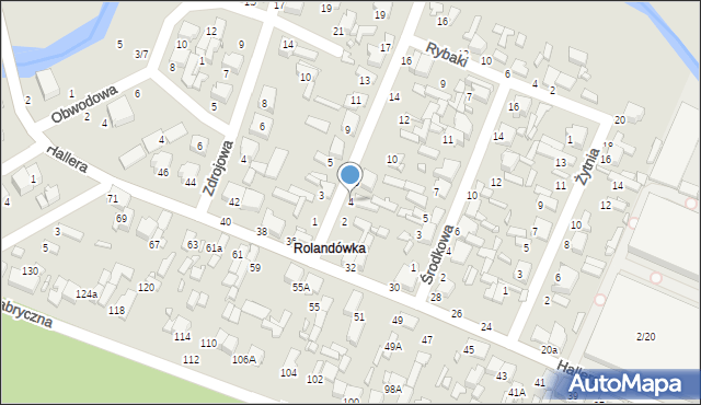 Tomaszów Mazowiecki, Chłodna, 4, mapa Tomaszów Mazowiecki