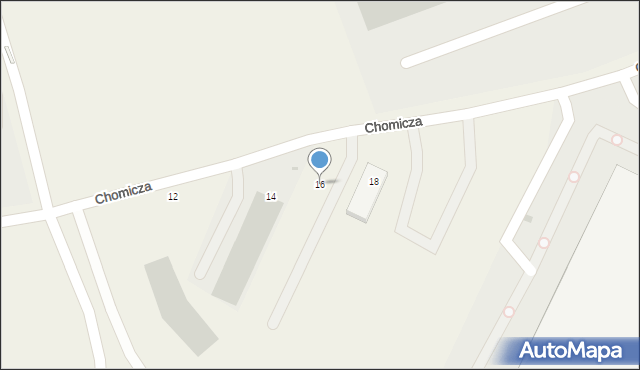 Tyniec Mały, Chomicza Ryszarda, 16, mapa Tyniec Mały