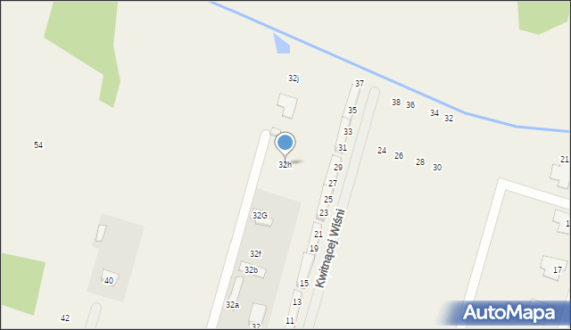 Urzut, Chabrowa, 32h, mapa Urzut