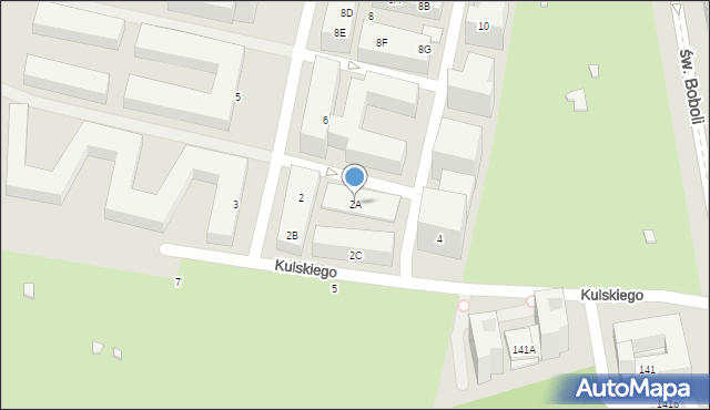 Warszawa, Chodkiewicza Jana Karola, hetm., 2A, mapa Warszawy