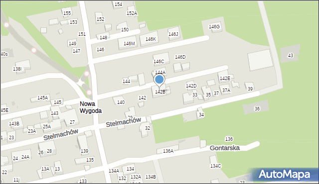 Warszawa, Chełmżyńska, 142B, mapa Warszawy