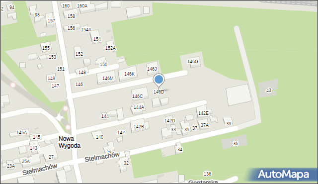 Warszawa, Chełmżyńska, 146D, mapa Warszawy