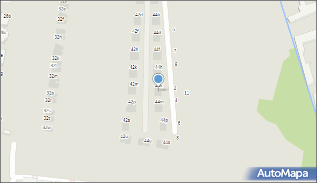 Warszawa, Chodzieska, 44l, mapa Warszawy