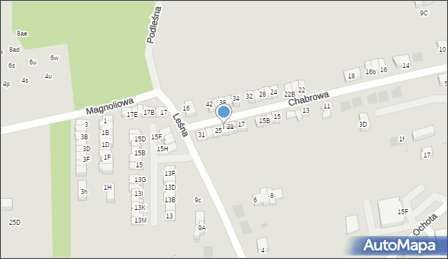 Wieliczka, Chabrowa, 23, mapa Wieliczka