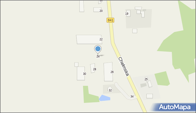 Wierzbica-Osiedle, Chełmska, 24, mapa Wierzbica-Osiedle