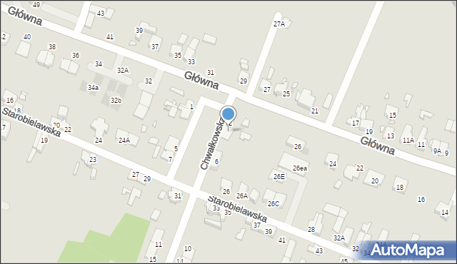 Wrocław, Chwałkowska, 4, mapa Wrocławia