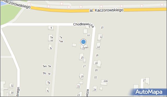 Wrocław, Chodkiewicza Jana Karola, hetm., 13, mapa Wrocławia