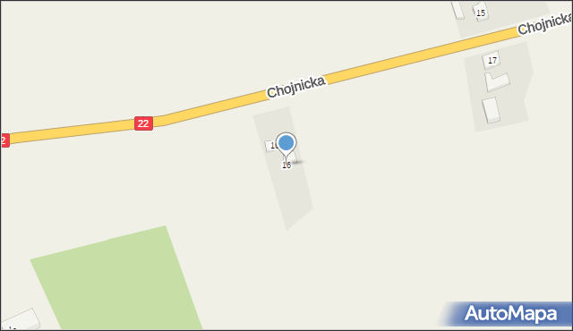 Zblewo, Chojnicka, 16, mapa Zblewo