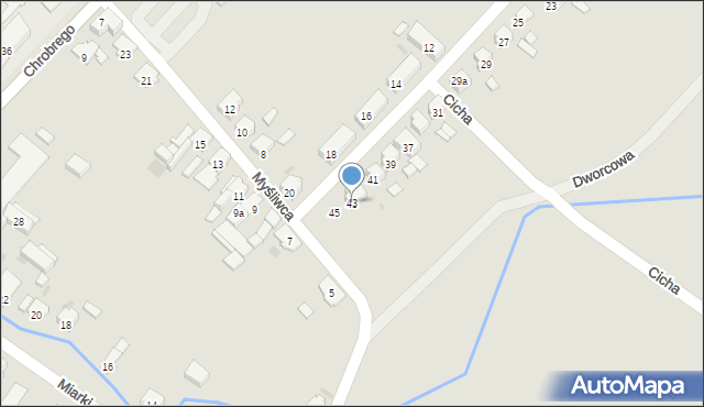 Zdzieszowice, Chopina Fryderyka, 43, mapa Zdzieszowice