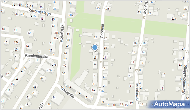 Zgorzelec, Chopina Fryderyka, 15, mapa Zgorzelec