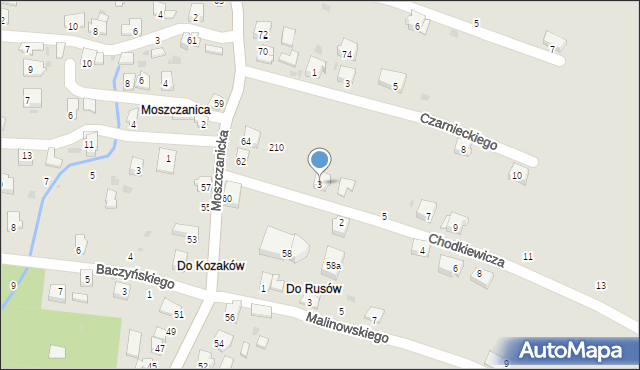 Żywiec, Chodkiewicza Jana Karola, hetm., 3, mapa Żywiec