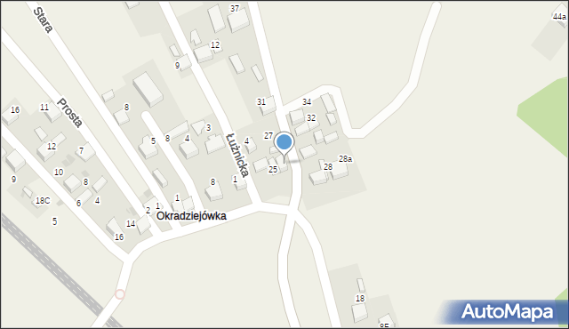 Balin, Ciężkowicka, 27A, mapa Balin