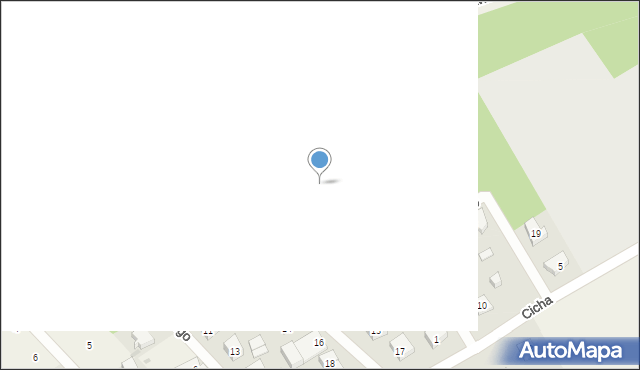 Chylice-Kolonia, Cicha, 3a, mapa Chylice-Kolonia