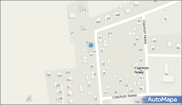 Ciachcin Nowy, Ciachcin Nowy, 30, mapa Ciachcin Nowy