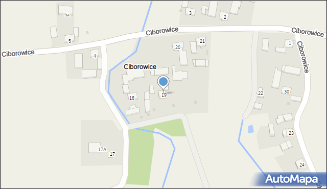 Ciborowice, Ciborowice, 19, mapa Ciborowice
