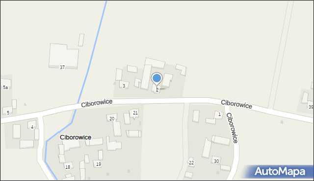 Ciborowice, Ciborowice, 2, mapa Ciborowice
