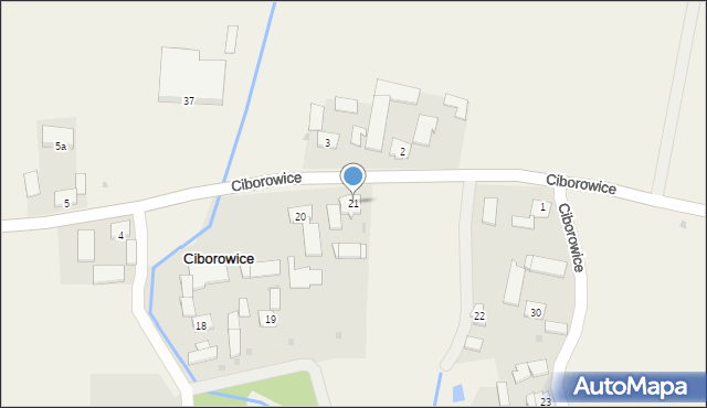 Ciborowice, Ciborowice, 21, mapa Ciborowice