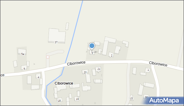 Ciborowice, Ciborowice, 3, mapa Ciborowice