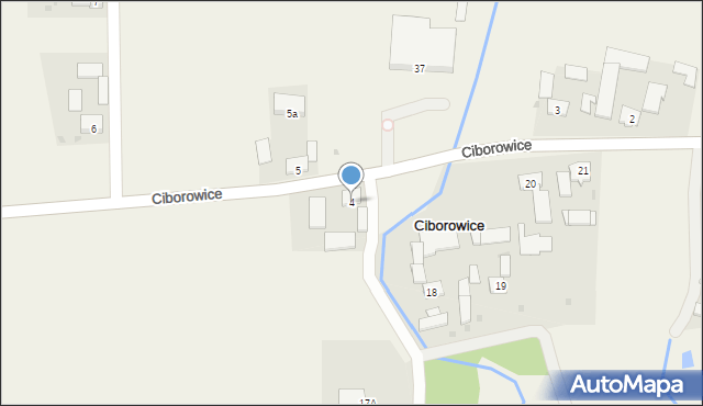 Ciborowice, Ciborowice, 4, mapa Ciborowice