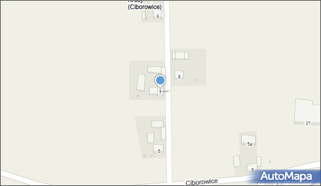 Ciborowice, Ciborowice, 7, mapa Ciborowice