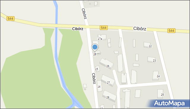 Cibórz, Cibórz, 16, mapa Cibórz