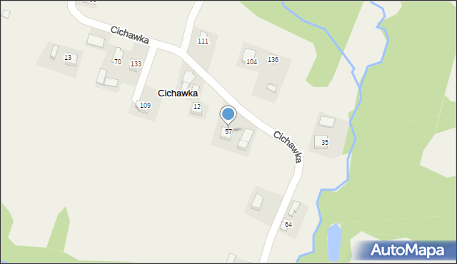 Cichawka, Cichawka, 57, mapa Cichawka