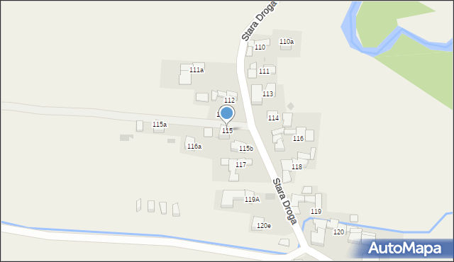 Ciche, Ciche, 115, mapa Ciche